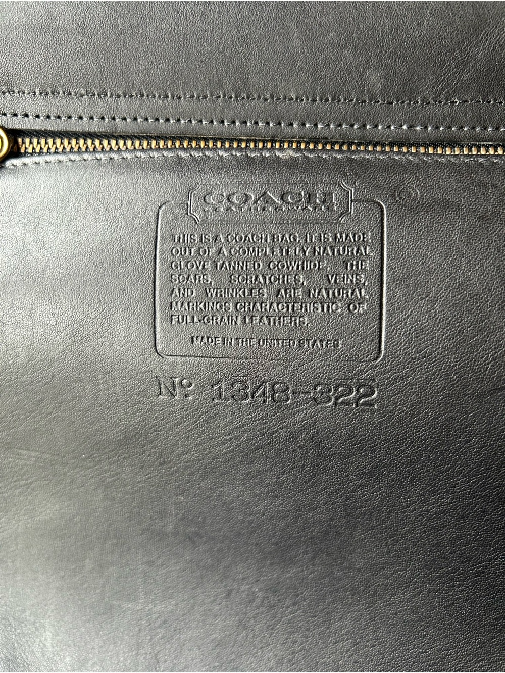 Vintage Coach Black Leather Beekman Briefcase Messenger Bag USA - Picture 7 of 16